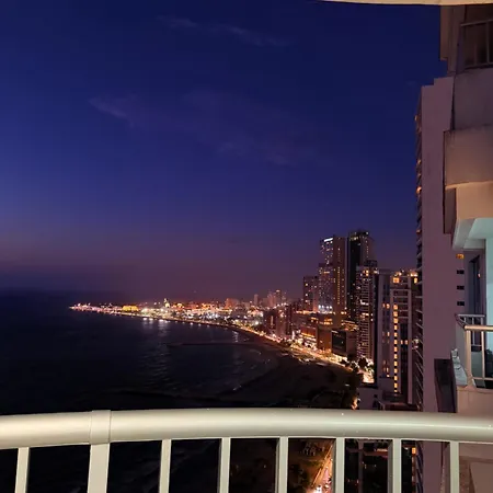 Piso 30 Vista Al Mar, Palmetto 1 Bocagrande Apartment *
