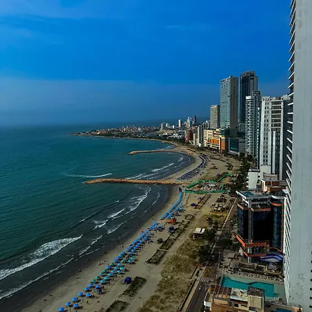 Piso 30 Vista Al Mar, Palmetto 1 Bocagrande Apartment *