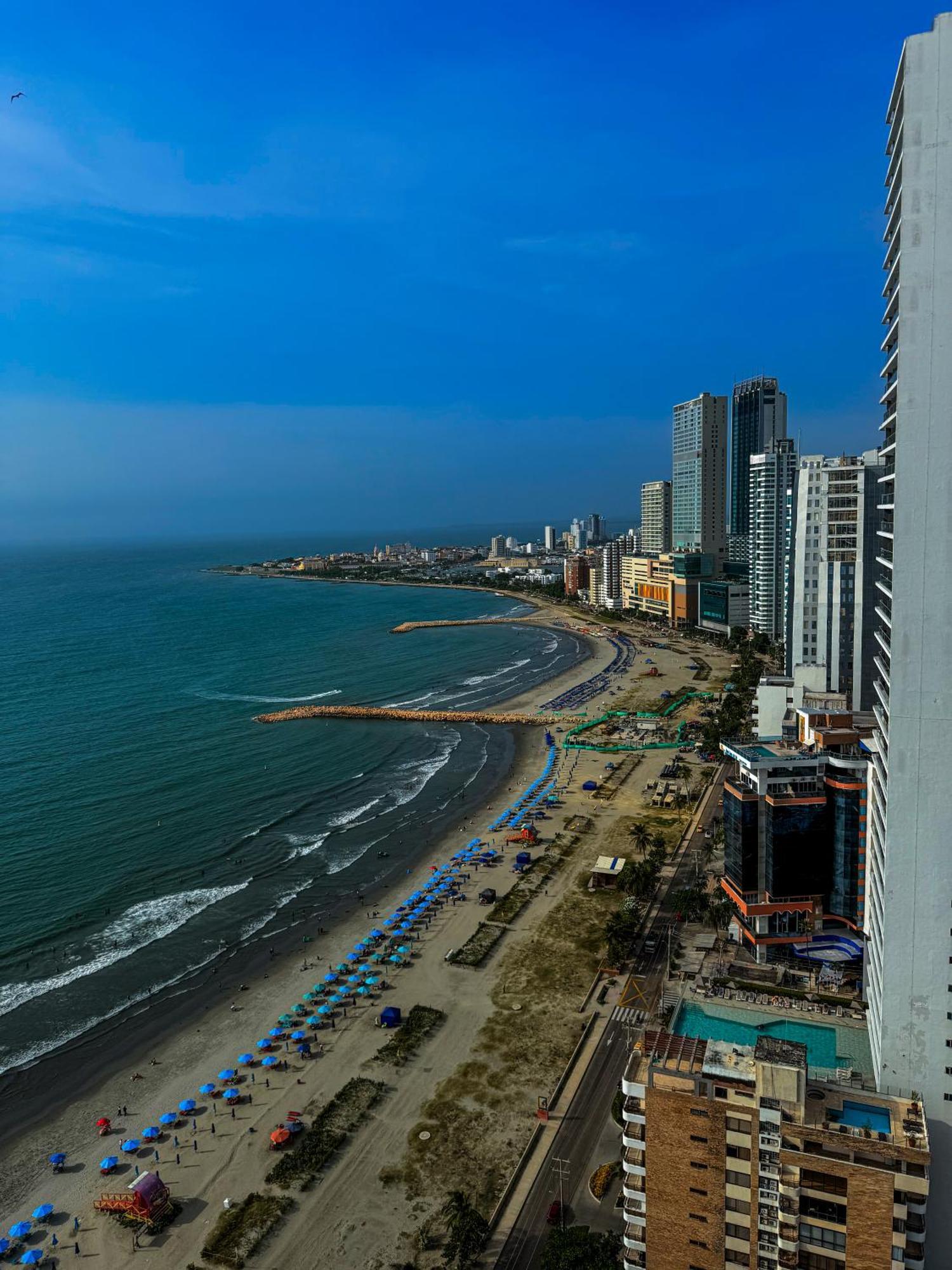 Piso 30 Vista Al Mar, Palmetto 1 Bocagrande Apartamento *